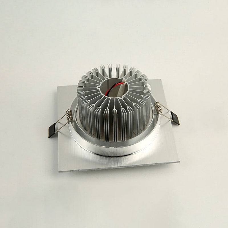 Dimmable Square LED Recessed Downlights COB LED Ceiling Lamp Spot Lights 9W/15W/18W/21W/30W/42W AC85~265V Room Lamps