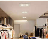 Dimmable Square LED Recessed Downlights COB LED Ceiling Lamp Spot Lights 9W/15W/18W/21W/30W/42W AC85~265V Room Lamps