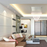 Dimmable Square LED Recessed Downlights COB LED Ceiling Lamp Spot Lights 9W/15W/18W/21W/30W/42W AC85~265V Room Lamps