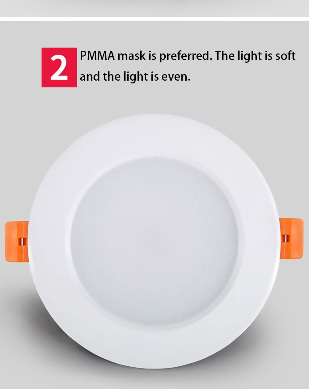 QIUBOSS 10 Pcs LED Downlights Recessed 220V LED Ceiling Lights Kitchen 3W 5W 7W LED Spot Lights 6 Inch Lighting Lamps for Indoor