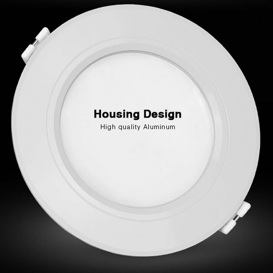 Milight 9W Square 12W LED Downlight Panel Dimmable RGB CCT AC85-265V Round Recessed LED Downlights Indoor Bed Room Lighting