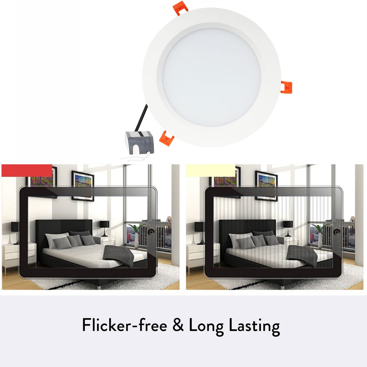 LED Recessed Ceiling Light Fixture Downlight Lamp + Driver Spotlight 6W 8W 12W 15W 27W 40W  Lighting For Home Office Decoration