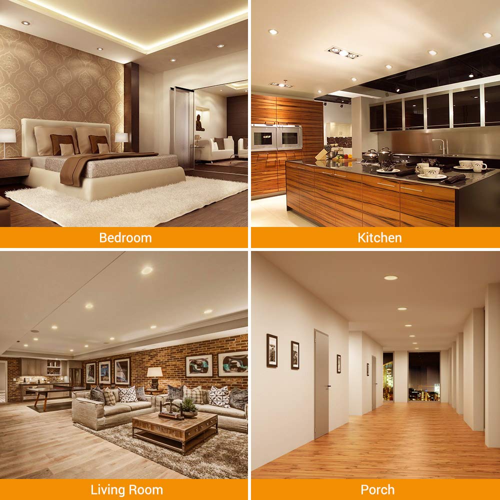 LED Recessed Ceiling Light Fixture Downlight Lamp + Driver Spotlight 6W 8W 12W 15W 27W 40W  Lighting For Home Office Decoration