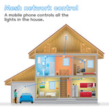 Ceiling Lamp Bluetooth-Compatible 4Pack RGB Dimmable Downlight Colorful Spot LED Recessed Round Light Smart Home Luminaire 220V