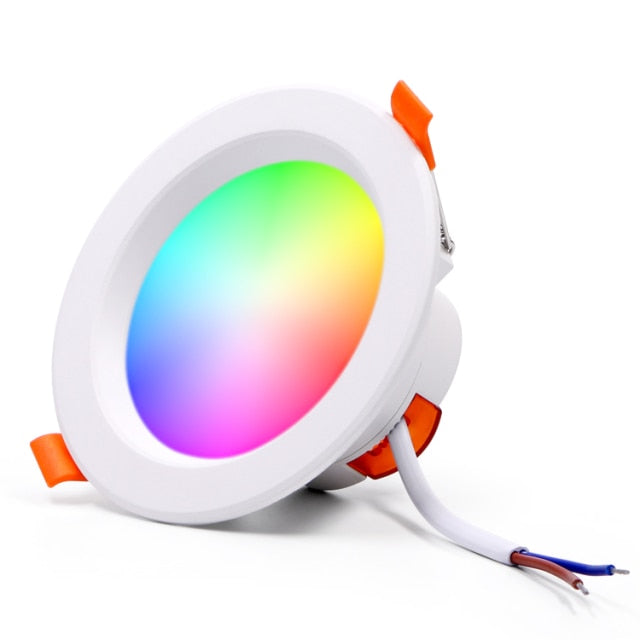 LED Smart Downlight Indoor Light Spotlight WiFi Tuya Bluetooth Control 5W 7W 9W 15W RGB AC 110-220V Ceiling Light Decoration