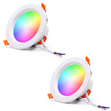 LED Smart Downlight Indoor Light Spotlight WiFi Tuya Bluetooth Control 5W 7W 9W 15W RGB AC 110-220V Ceiling Light Decoration