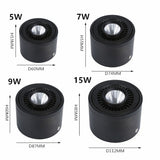 Surface Mounted LED Downlight lamp 360 Rotatable ceiling led lights 5W 7W 9W 15w cob led spot lights Ceiling Fixtures Lighting