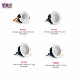 FUT070 FUT071 FUT072 AC100~240V 50/60Hz 6W 12W 18W Anti-glare RGB+CCT LED Downlight Smart Phone APP / Remote / voice control