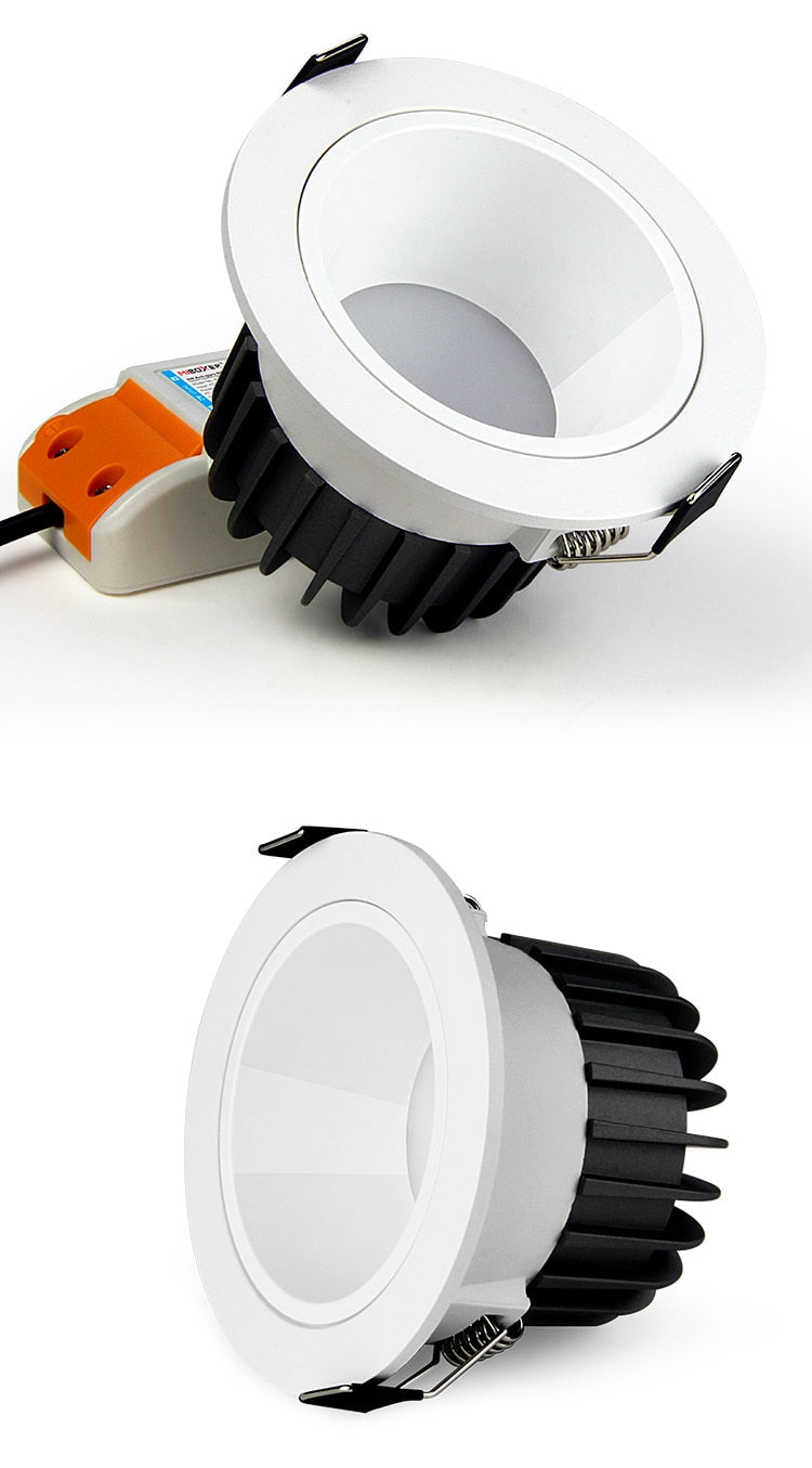 FUT070 FUT071 FUT072 AC100~240V 50/60Hz 6W 12W 18W Anti-glare RGB+CCT LED Downlight Smart Phone APP / Remote / voice control