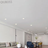 Recessed Round LED Dimmable Anti-Glare Downlight 5W/7W/9W/12W/15W Ceiling light AC85~265V Background Lamp Indoor Lighting