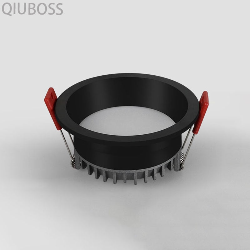 Recessed Round LED Dimmable Anti-Glare Downlight 5W/7W/9W/12W/15W Ceiling light AC85~265V Background Lamp Indoor Lighting