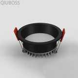 Recessed Round LED Dimmable Anti-Glare Downlight 5W/7W/9W/12W/15W Ceiling light AC85~265V Background Lamp Indoor Lighting