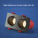 Dimmable Led Downlights 220v 110v Anti Glare Led Ceiling Lamp 30w 24w Square Recessed lamp 15W 7W LED Spot light Cold/warm white