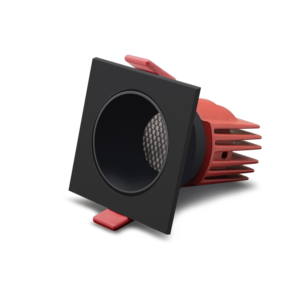 Dimmable Led Downlights 220v 110v Anti Glare Led Ceiling Lamp 30w 24w Square Recessed lamp 15W 7W LED Spot light Cold/warm white