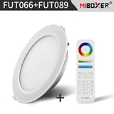 Miboxer LED Downlight 12W RGB CCT FUT066 Round AC 100V-240V Brightness Adjustable Smart LED Living Room Light Bedroom Downlight