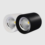 Square Round dimmable COB LED downlight 7W 9W 12W 15W 20W 25W  ceiling spotlight AC85 ~ 265V LED surface light indoor lighting