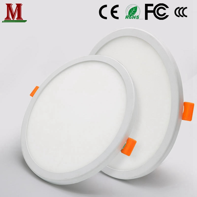 LED ultra-thin dimmable embedded downlight 6w/8w/15w/20w round AC85-265v
