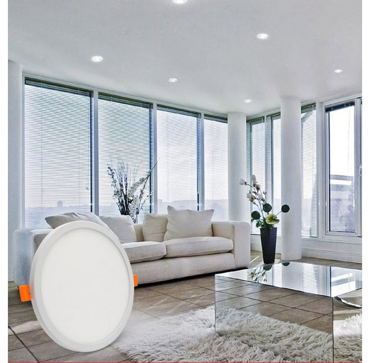 LED ultra-thin dimmable embedded downlight 6w/8w/15w/20w round AC85-265v