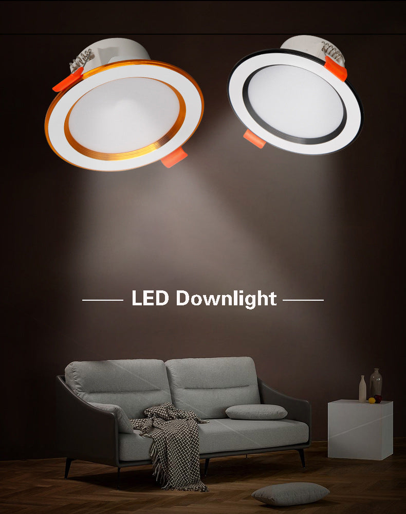 LED Downlight Recessed Indoor Led Ceiling Lamp 5W/7W Indoor Lighting AC110/220V Dimmable Ceiling Spot Light For Bedroom Kitchen