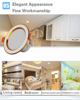 LED Downlight Recessed Indoor Led Ceiling Lamp 5W/7W Indoor Lighting AC110/220V Dimmable Ceiling Spot Light For Bedroom Kitchen