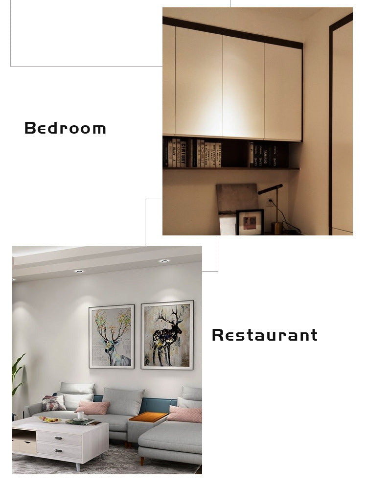 LED Downlight Recessed Indoor Led Ceiling Lamp 5W/7W Indoor Lighting AC110/220V Dimmable Ceiling Spot Light For Bedroom Kitchen