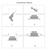 LED Downlight Recessed Indoor Led Ceiling Lamp 5W/7W Indoor Lighting AC110/220V Dimmable Ceiling Spot Light For Bedroom Kitchen