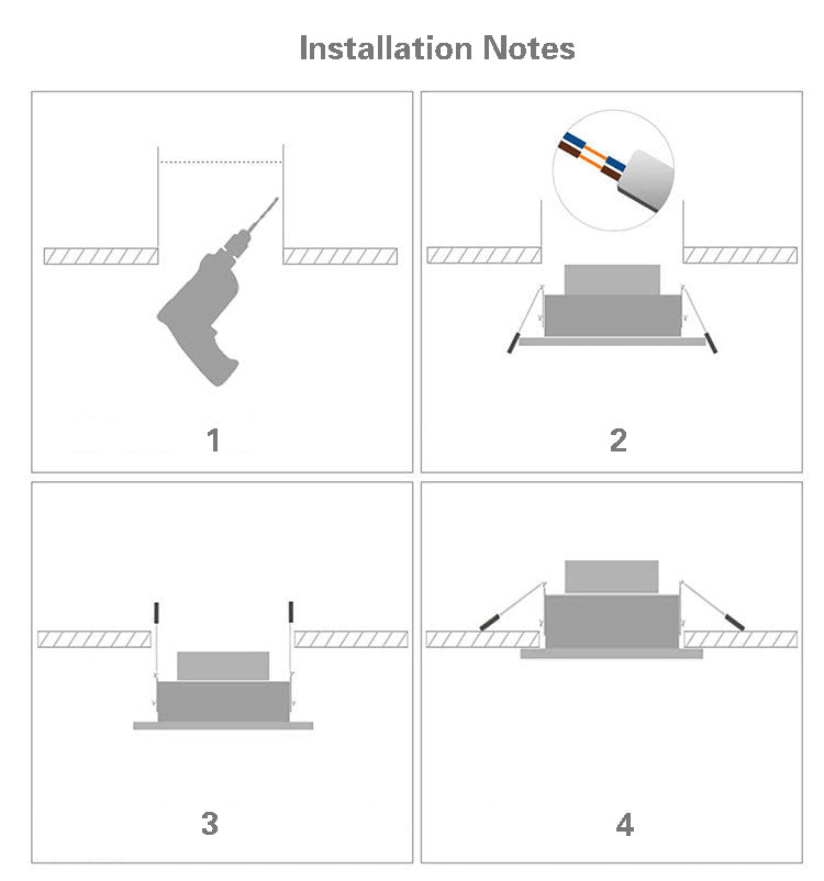 LED Downlight Recessed Indoor Led Ceiling Lamp 5W/7W Indoor Lighting AC110/220V Dimmable Ceiling Spot Light For Bedroom Kitchen