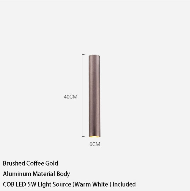 Led Downlight Long Tube Surface Mounted Led Spot Modern Aluminum Spot Light Indoor Living Room Kitchen Store Office Ceiling Lamp