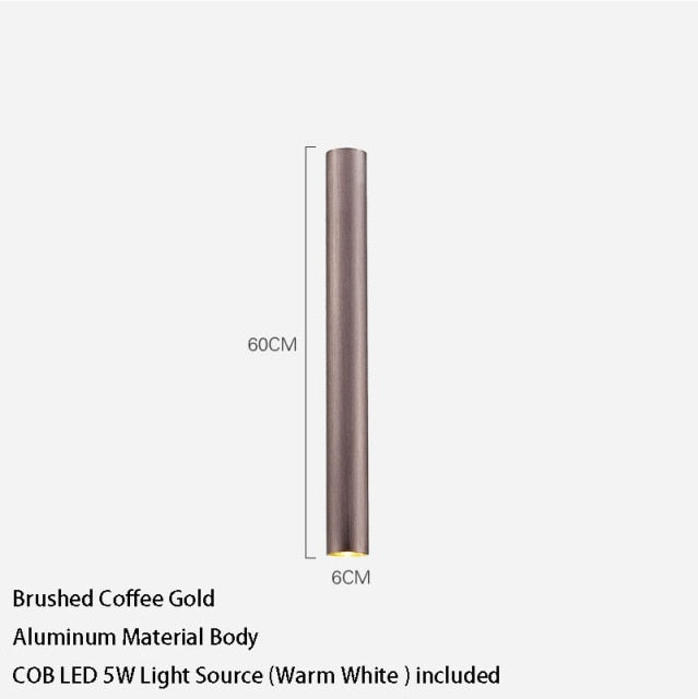 Led Downlight Long Tube Surface Mounted Led Spot Modern Aluminum Spot Light Indoor Living Room Kitchen Store Office Ceiling Lamp