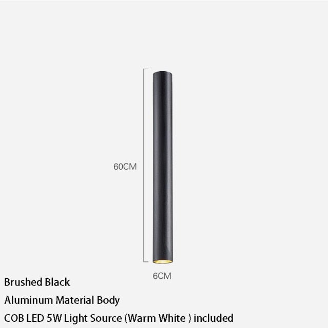 Led Downlight Long Tube Surface Mounted Led Spot Modern Aluminum Spot Light Indoor Living Room Kitchen Store Office Ceiling Lamp