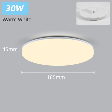 Ultra Thin Led Ceiling Lamp 220V Ceiling Lights 15W 20W 30W 50W Surface Mount Panel Lights Lighting For Living Room Bedroom