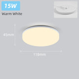Ultra Thin Led Ceiling Lamp 220V Ceiling Lights 15W 20W 30W 50W Surface Mount Panel Lights Lighting For Living Room Bedroom