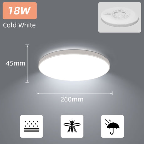 Ultra Thin Led Ceiling Lamp 220V Ceiling Lights 15W 20W 30W 50W Surface Mount Panel Lights Lighting For Living Room Bedroom