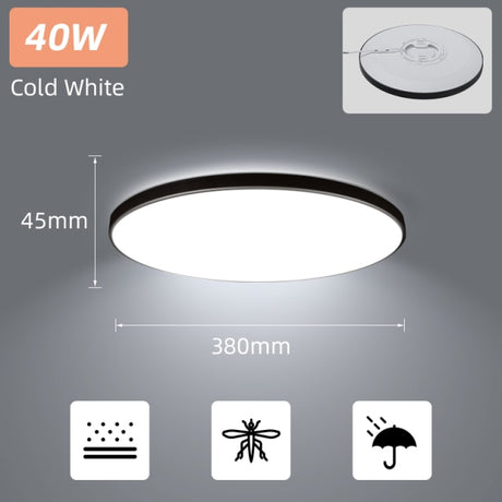 Ultra Thin Led Ceiling Lamp 220V Ceiling Lights 15W 20W 30W 50W Surface Mount Panel Lights Lighting For Living Room Bedroom