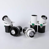 QIUBOSS Recessed LED Downlights 220V for Living Room Dimmable Led Spotlights COB Ceiling Lamps 10W 20W LIghting Light for Indoor