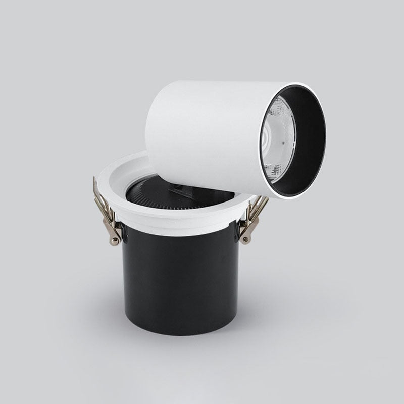 QIUBOSS Recessed LED Downlights 220V for Living Room Dimmable Led Spotlights COB Ceiling Lamps 10W 20W LIghting Light for Indoor