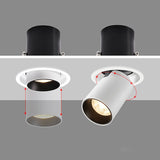 QIUBOSS Recessed LED Downlights 220V for Living Room Dimmable Led Spotlights COB Ceiling Lamps 10W 20W LIghting Light for Indoor