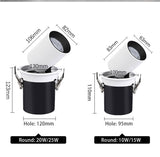 QIUBOSS Recessed LED Downlights 220V for Living Room Dimmable Led Spotlights COB Ceiling Lamps 10W 20W LIghting Light for Indoor