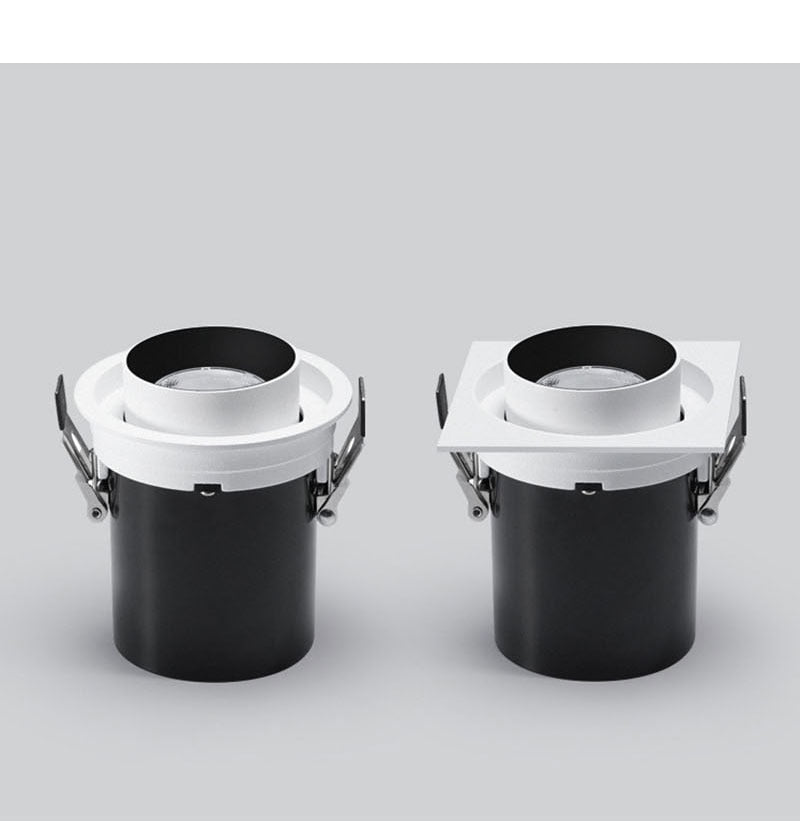 QIUBOSS Recessed LED Downlights 220V for Living Room Dimmable Led Spotlights COB Ceiling Lamps 10W 20W LIghting Light for Indoor