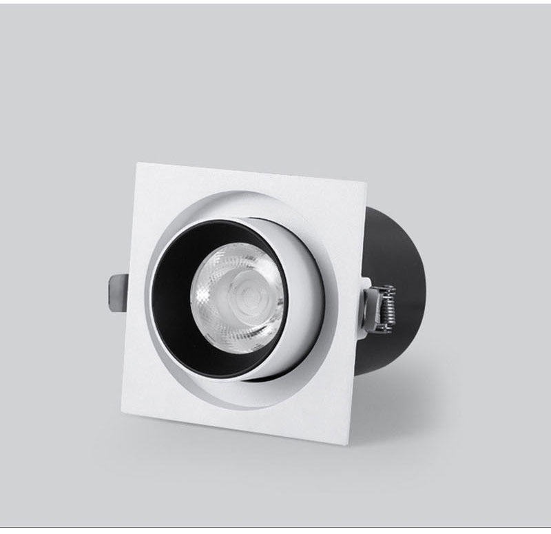 QIUBOSS Recessed LED Downlights 220V for Living Room Dimmable Led Spotlights COB Ceiling Lamps 10W 20W LIghting Light for Indoor