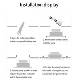 QIUBOSS Recessed LED Downlights 220V for Living Room Dimmable Led Spotlights COB Ceiling Lamps 10W 20W LIghting Light for Indoor