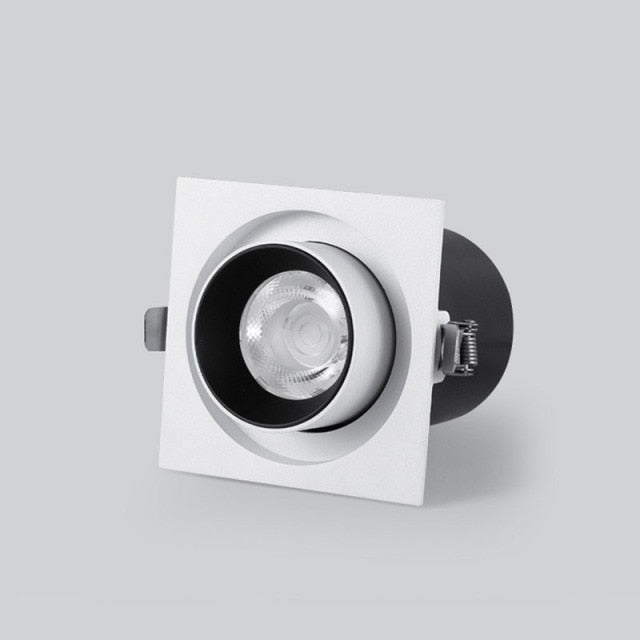 QIUBOSS Recessed LED Downlights 220V for Living Room Dimmable Led Spotlights COB Ceiling Lamps 10W 20W LIghting Light for Indoor