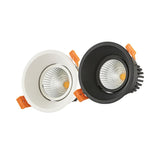 QIUBOSS Dimmable LED Downlights 220V for Living Room Recessed LED Spotlights 7W 15W COB Ceiling Lights Lamp for Bedroom Kitchen