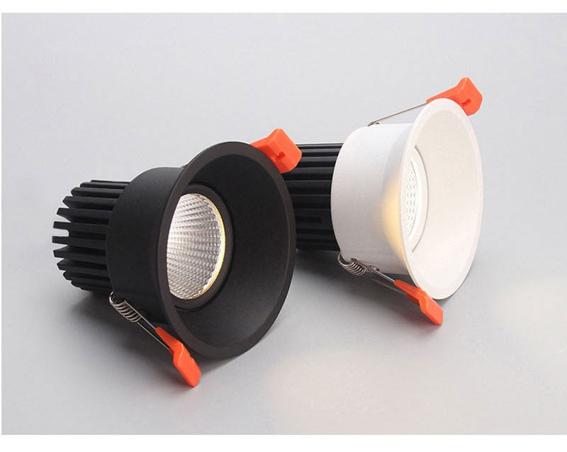 QIUBOSS Dimmable LED Downlights 220V for Living Room Recessed LED Spotlights 7W 15W COB Ceiling Lights Lamp for Bedroom Kitchen