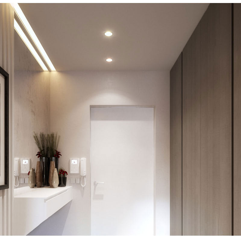 QIUBOSS Dimmable LED Downlights 220V for Living Room Recessed LED Spotlights 7W 15W COB Ceiling Lights Lamp for Bedroom Kitchen