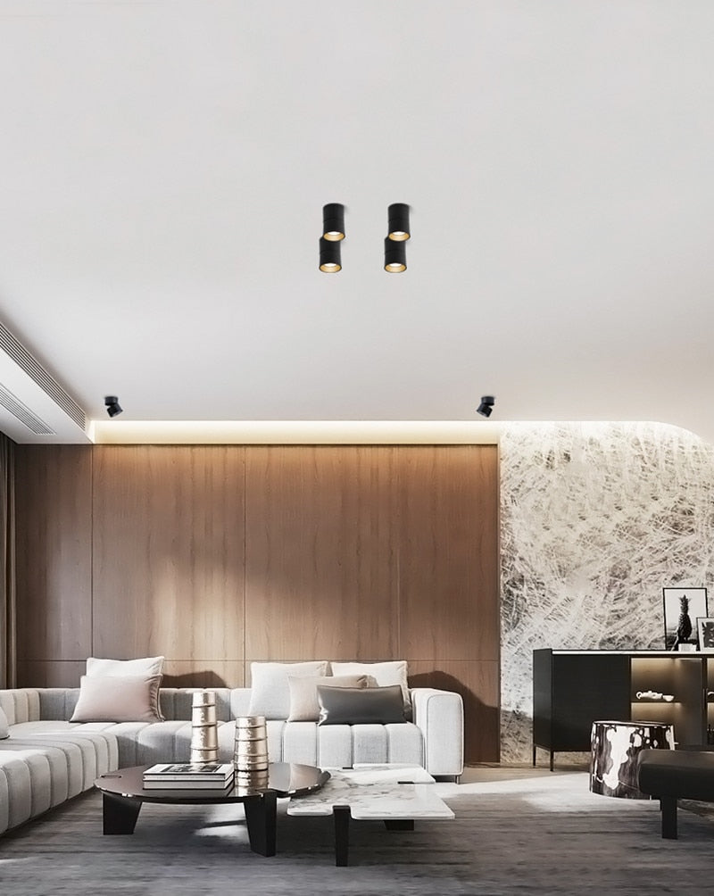 Surface Mounted Ceiling Light 12W 18W 24W Dimmable Downlight Warm Natural Cold White AC85-265V Indoor Home Lighting