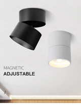 Surface Mounted Ceiling Light 12W 18W 24W Dimmable Downlight Warm Natural Cold White AC85-265V Indoor Home Lighting