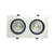 Adjustable 2 Lamps Panel Downlight 2x15W