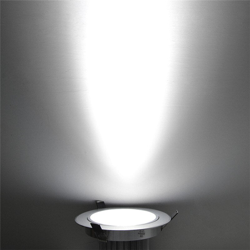 Led Downlight 300lm 10pcs/lot 3W LED Recessed Lamp Hole Size 55-65mm 65-75mm Aluminum 110V/220V for home illumination