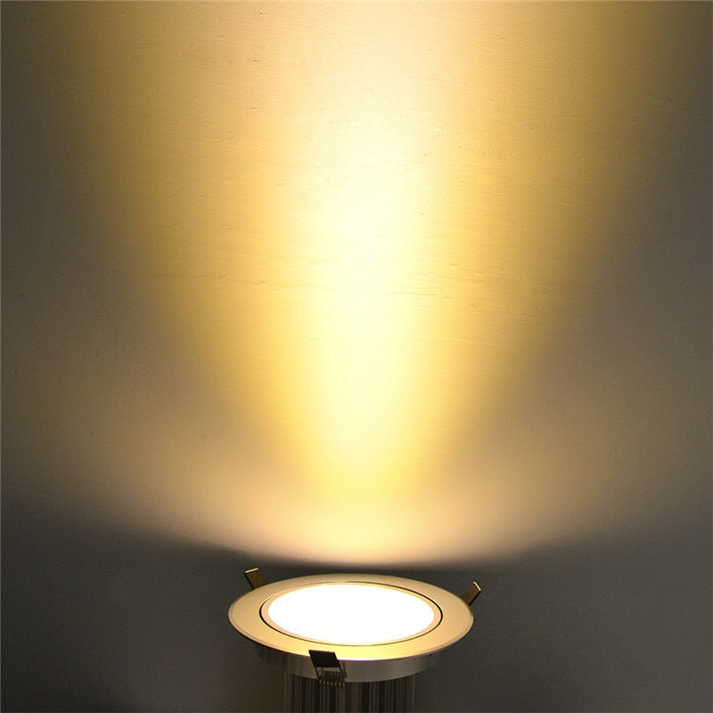 Led Downlight 300lm 10pcs/lot 3W LED Recessed Lamp Hole Size 55-65mm 65-75mm Aluminum 110V/220V for home illumination